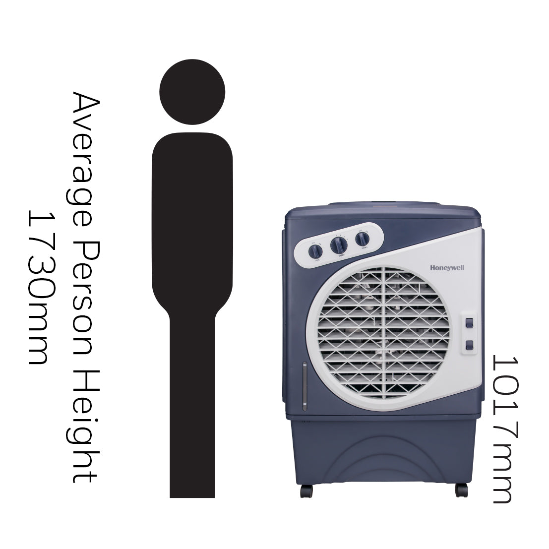 Honeywell CO60PM 60L Floor Standing Evaporative Air Cooler