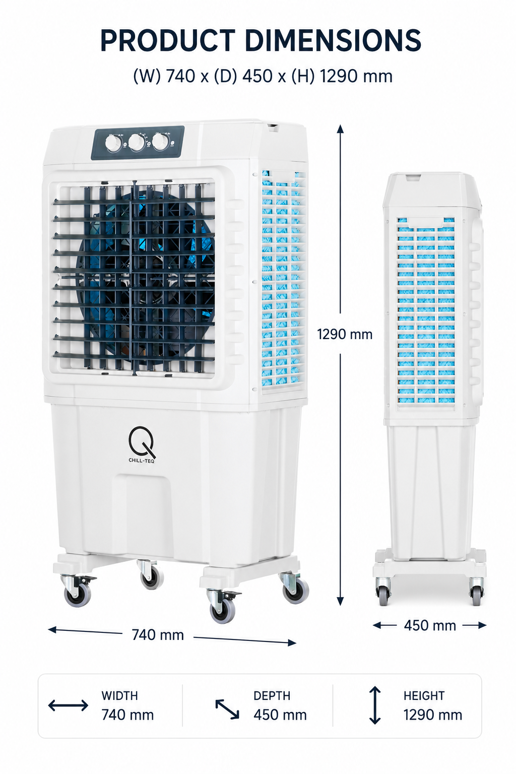 Chill-Teq EVA 100 Evaporative Air Cooler