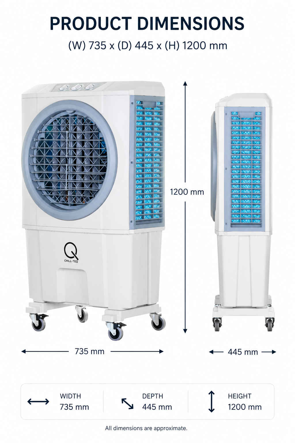 Chill-Teq EVA 72 Evaporative Air Cooler